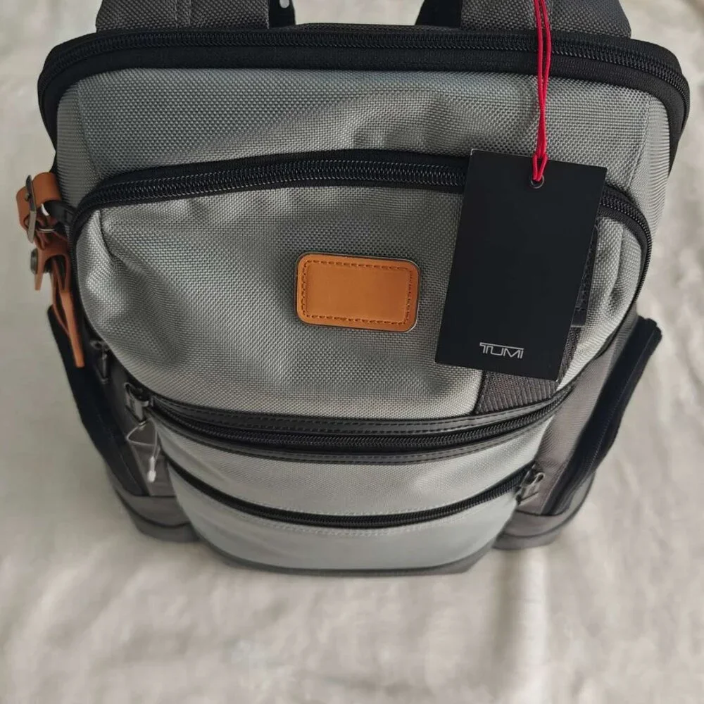 New TUMI Parrish Laptop Backpack 15 Inch Computer Grey - Picture 5 of 10